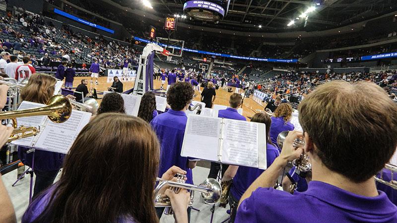 University Band at a game